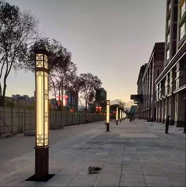 西藏拉萨紫御名都小区亮化项目