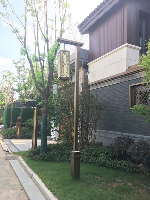 3.8米园林拉丝路灯