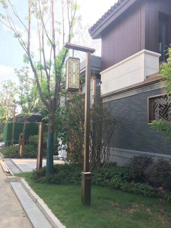 3.8米园林拉丝路灯